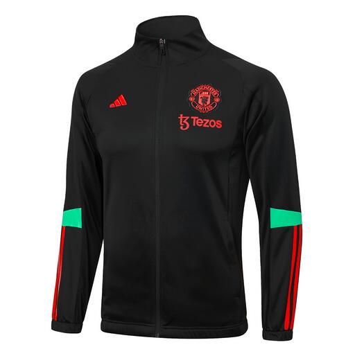 AAA(Thailand) Manchester United 23/24 Black Soccer Jacket