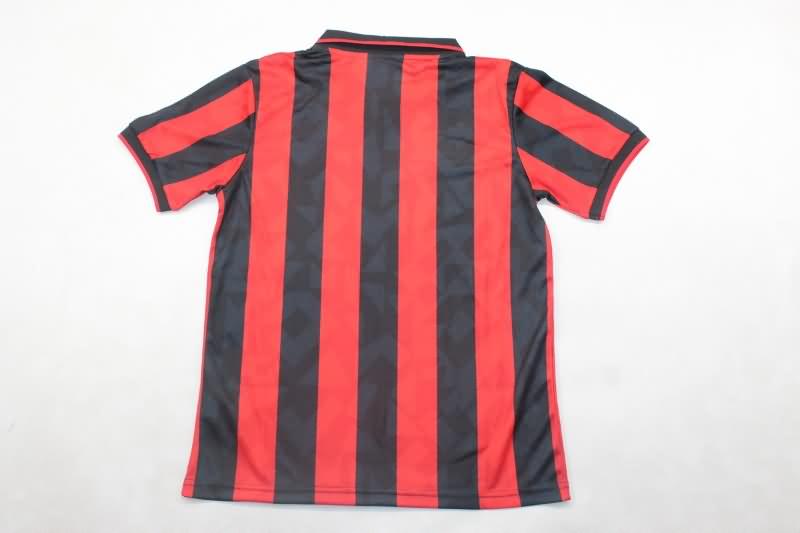 AC Milan 1993/94 Kids Home Soccer Jersey And Shorts