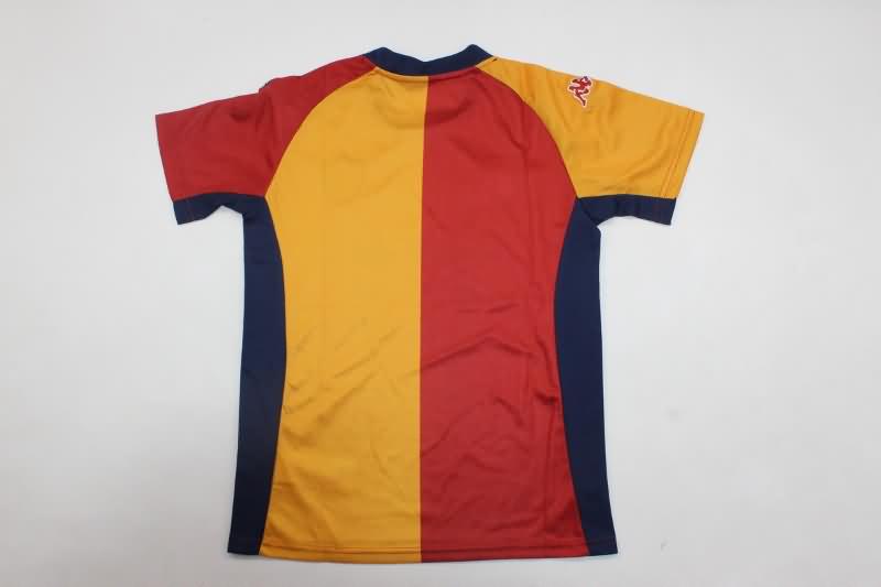 AS Roma 2001/02 Kids Home Soccer Jersey And Shorts