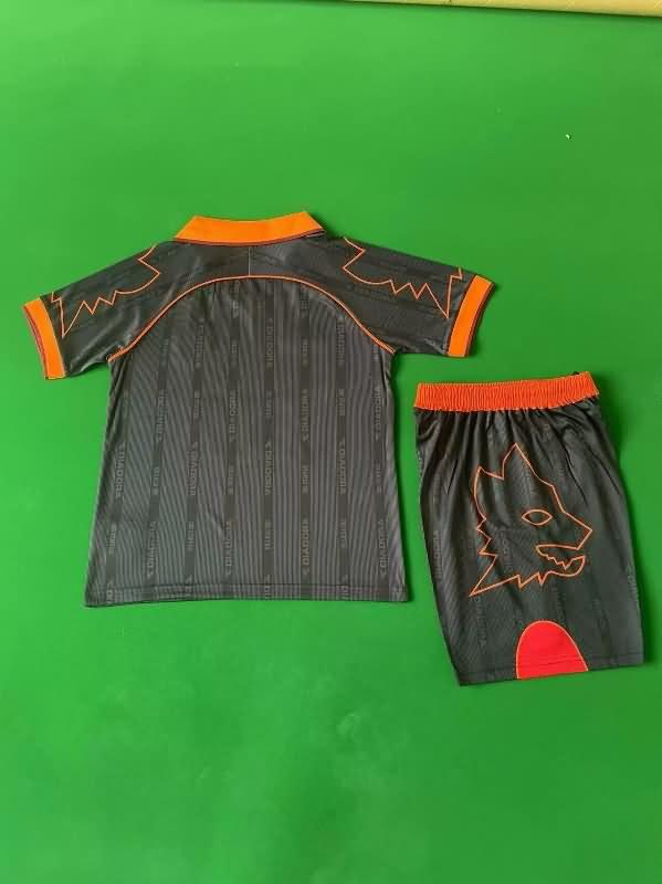 AS Roma 1999/00 Kids Third Soccer Jersey And Shorts