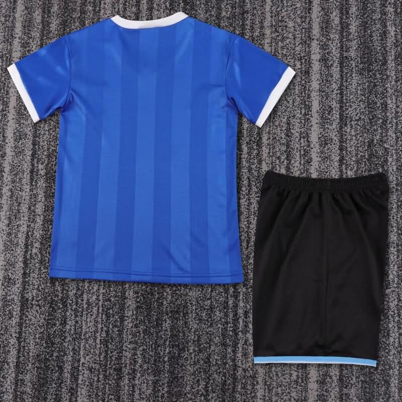 Argentina 1986 Kids Away Soccer Jersey And Shorts