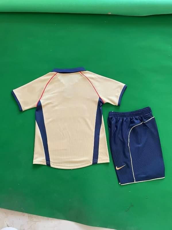 Arsenal 2001/02 Kids Away Soccer Jersey And Shorts