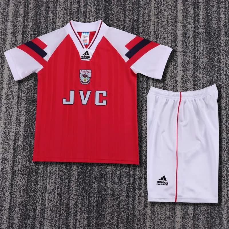 Arsenal 1992/94 Kids Home Soccer Jersey And Shorts