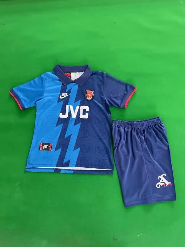 Arsenal 1995/96 Kids Away Soccer Jersey And Shorts