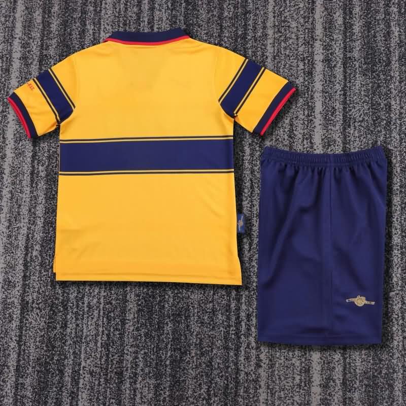 Arsenal 1997/98 Kids Away Soccer Jersey And Shorts