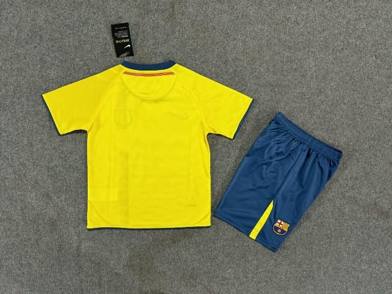 Barcelona 2008/09 Kids Away Soccer Jersey And Shorts