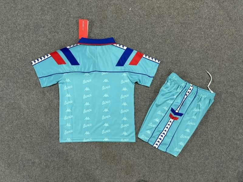 Barcelona 1992/95 Kids Away Soccer Jersey And Shorts