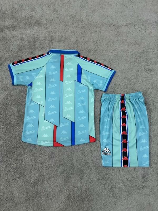 Barcelona 1996/97 Kids Away Soccer Jersey And Shorts