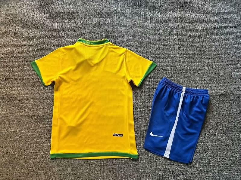 Brazil 2010 Kids Home Soccer Jersey And Shorts