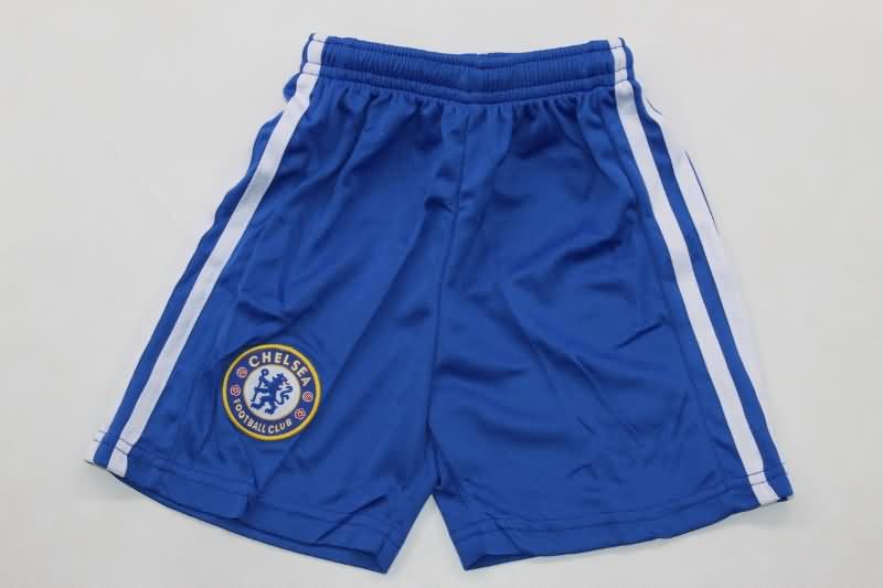 Chelsea 2007/08 Kids Home Final Soccer Jersey And Shorts