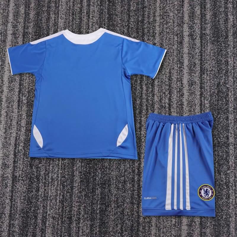 Chelsea 2011/12 Kids Home Final Soccer Jersey And Shorts