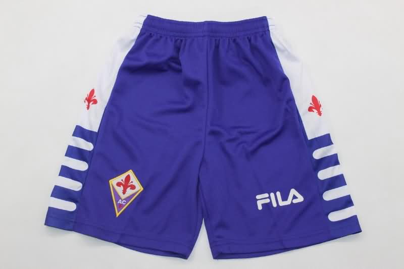 Fiorentina 1998/99 Kids Home Soccer Jersey And Shorts