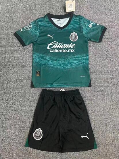 Guadalajara 23/24 Kids Third Soccer Jersey And Shorts