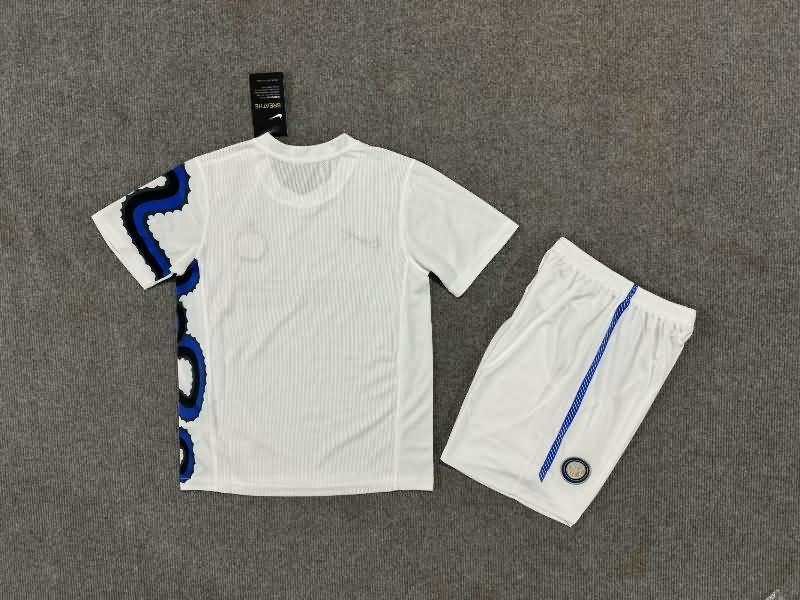 Inter Milan 2010/11 Kids Away Soccer Jersey And Shorts