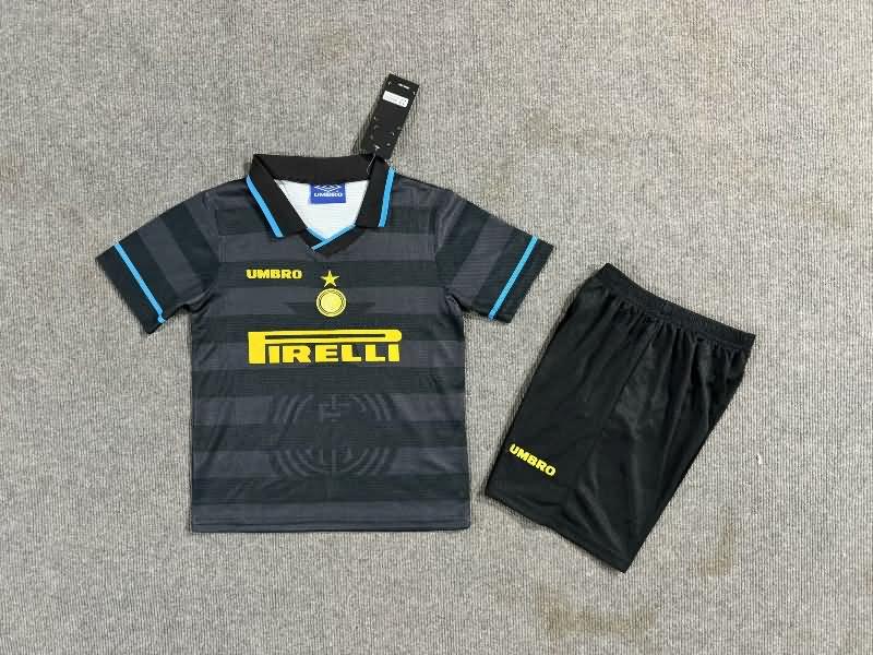 Inter Milan 1997/98 Kids Third Soccer Jersey And Shorts