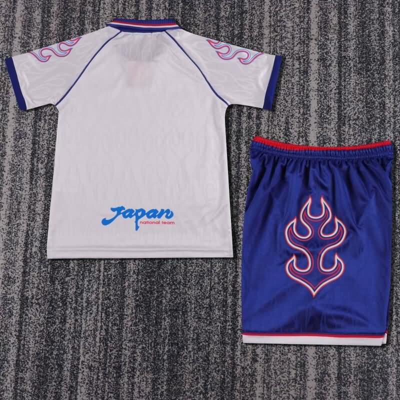 Japan 1998 Kids Away Soccer Jersey And Shorts