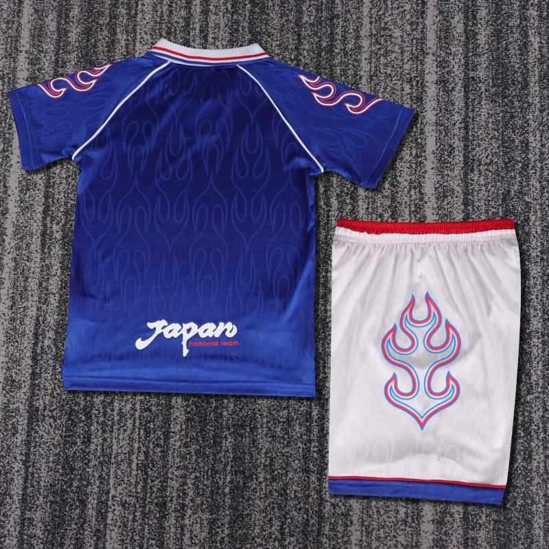 Japan 1998 Kids Home Soccer Jersey And Shorts