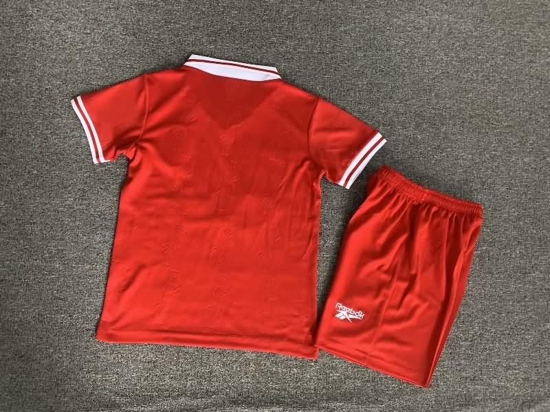 Liverpool 1996/97 Kids Home Soccer Jersey And Shorts