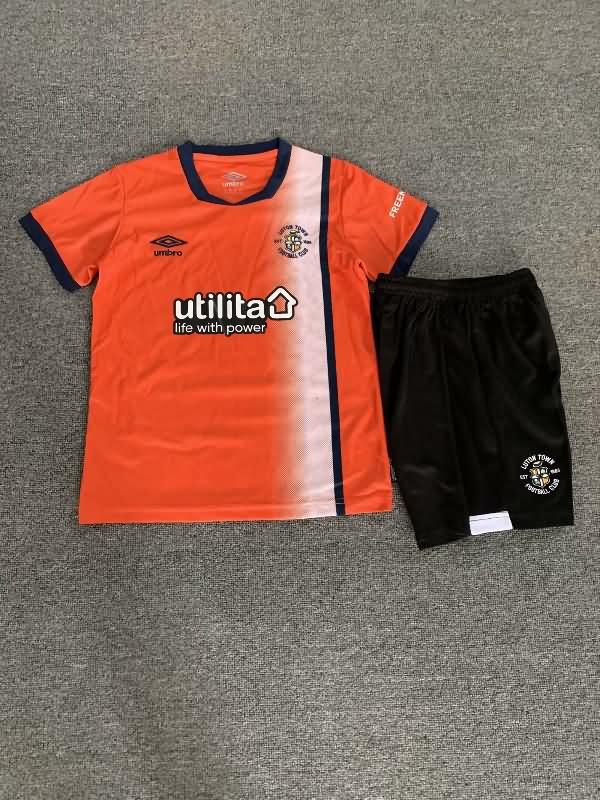 Luton 23/24 Kids Home Soccer Jersey And Shorts