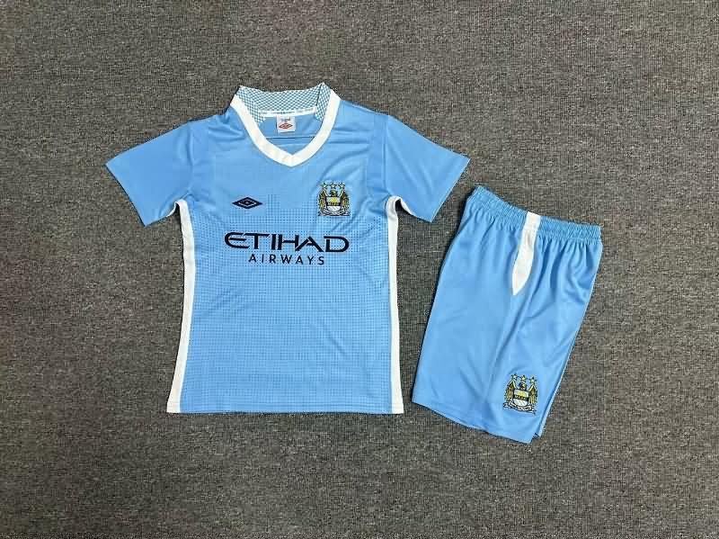 Manchester City 2011/12 Kids Home Soccer Jersey And Shorts