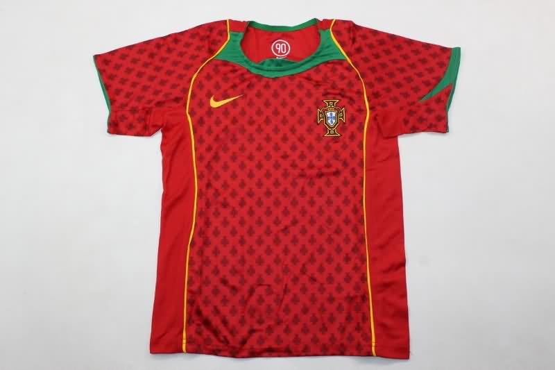 Portugal 2004 Kids Home Soccer Jersey And Shorts