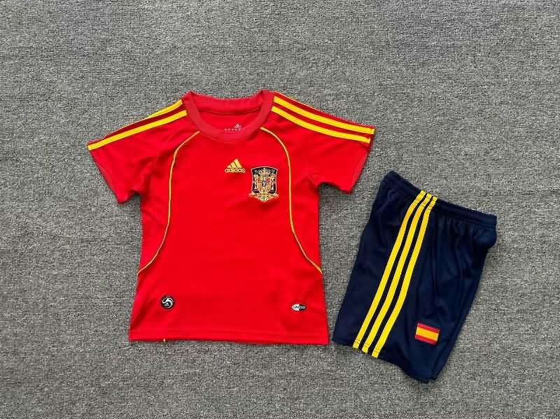 Spain 2008 Kids Home Soccer Jersey And Shorts