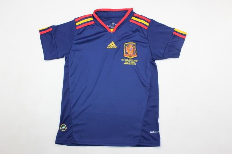 Spain 2010 Kids Away Soccer Jersey And Shorts