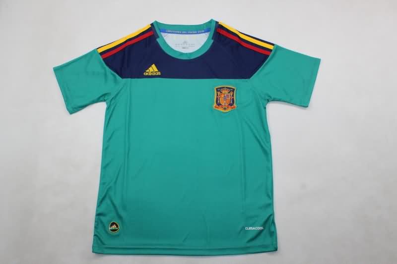 Spain 2010 Kids Goalkeeper Green Soccer Jersey And Shorts