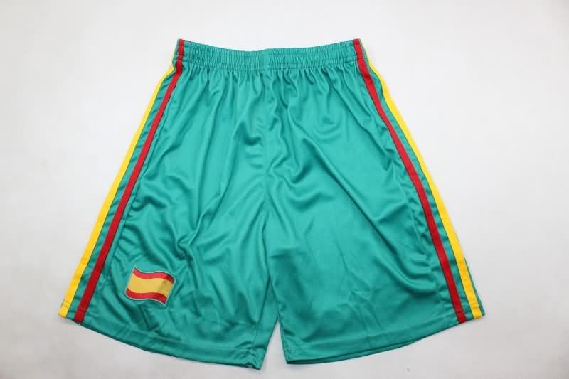 Spain 2010 Kids Goalkeeper Green Soccer Jersey And Shorts