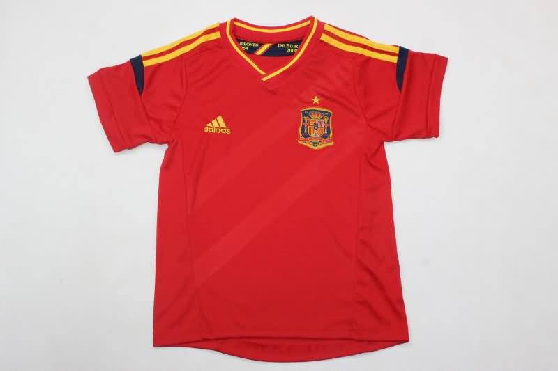 Spain 2012 Kids Home Soccer Jersey And Shorts