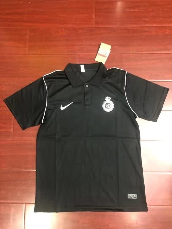 AAA(Thailand) Al Nassr FC 23/24 Black Polo Soccer T-Shirt