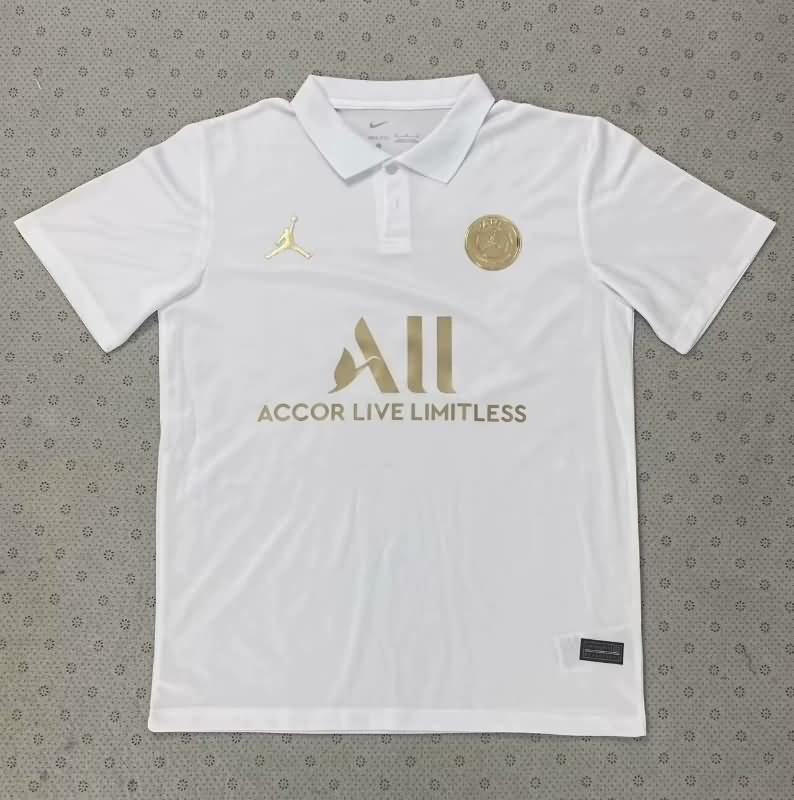 AAA(Thailand) Paris St Germain 23/24 White Polo Soccer T-Shirt