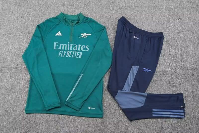 AAA(Thailand) Arsenal 23/24 Green Soccer Tracksuit
