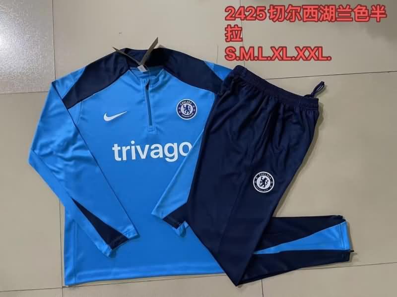 AAA(Thailand) Chelsea 23/24 Blue Soccer Tracksuit