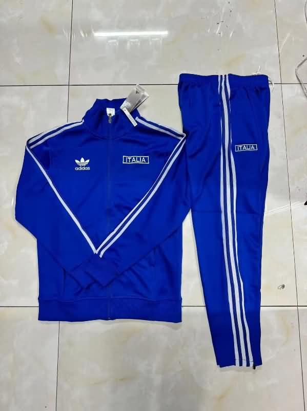 AAA(Thailand) Italy 2024 Blue Soccer Tracksuit