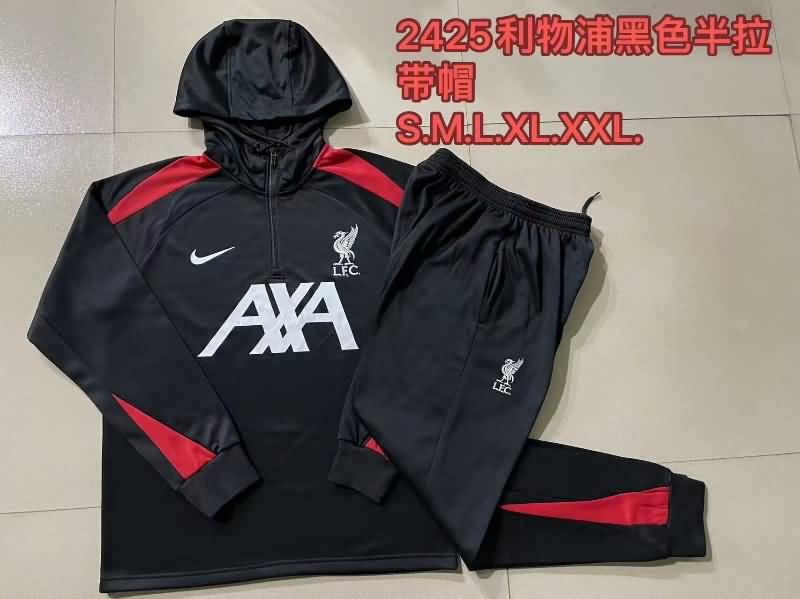AAA(Thailand) Liverpool 23/24 Black Soccer Tracksuit