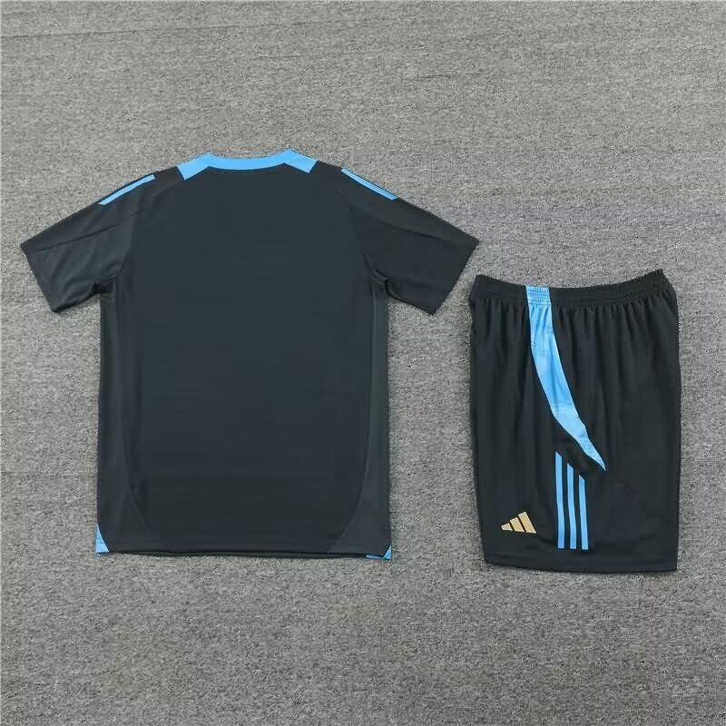 AAA(Thailand) Argentina 2024 Grey Soccer Training Sets 02