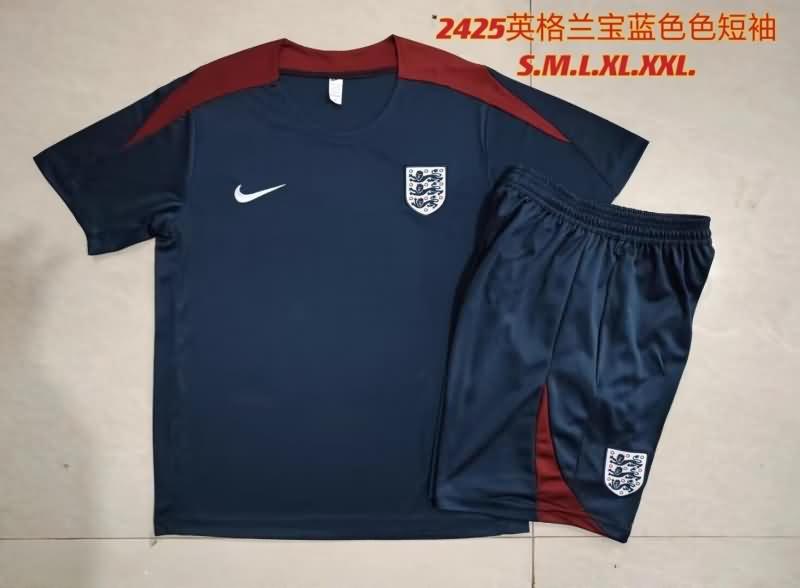 AAA(Thailand) England 23/24 Dark Blue Soccer Training Sets
