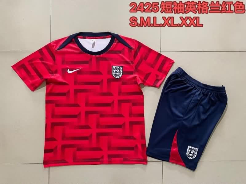 AAA(Thailand) England 23/24 Red Soccer Training Sets 03