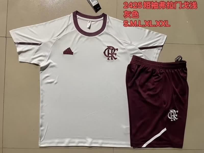 AAA(Thailand) Flamengo 24/25 Grey Soccer Training Sets