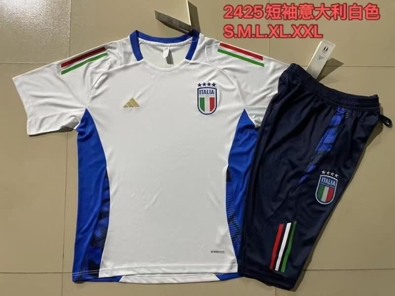 AAA(Thailand) Italy 2024 White Soccer Training Sets 04