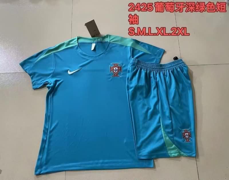 AAA(Thailand) Portugal 23/24 Light Blue Soccer Training Sets