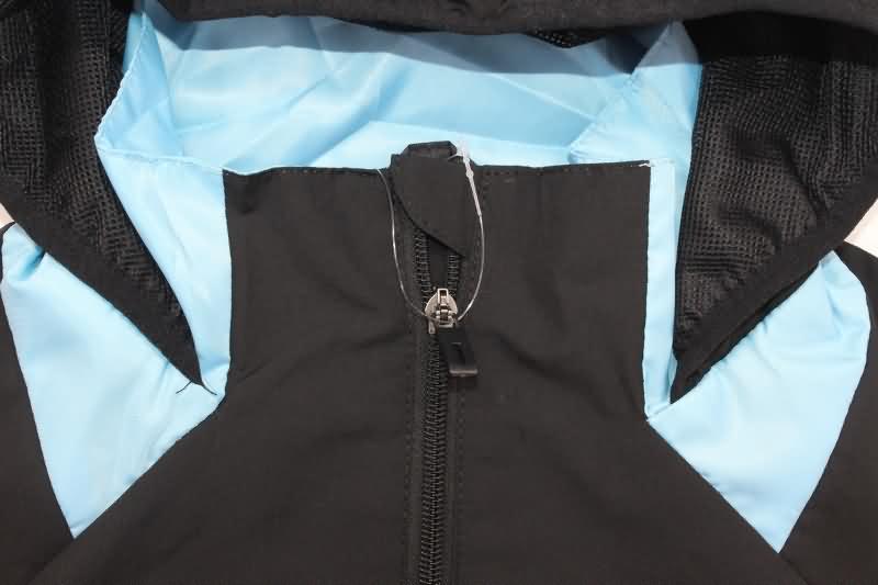 AAA(Thailand) Argentina 23/24 Black Soccer Windbreaker 03