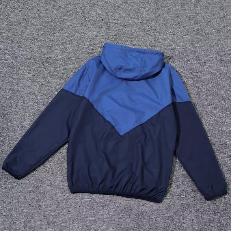 AAA(Thailand) Colombia 2024 Dark Blue Soccer Windbreaker