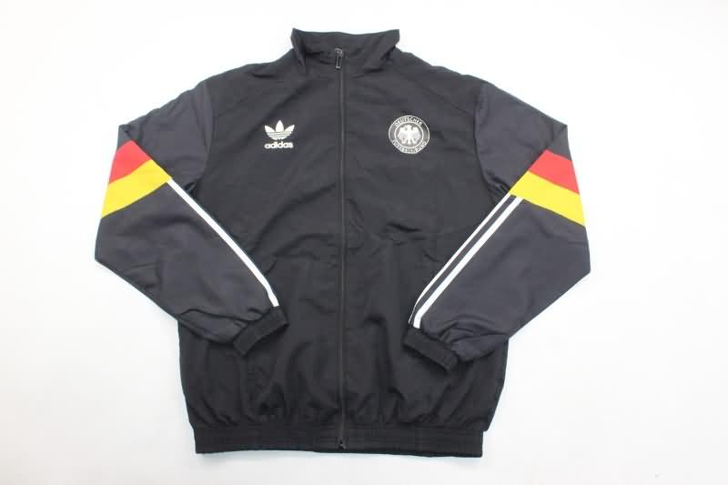 AAA(Thailand) Germany 2024 Black Soccer Windbreaker 03