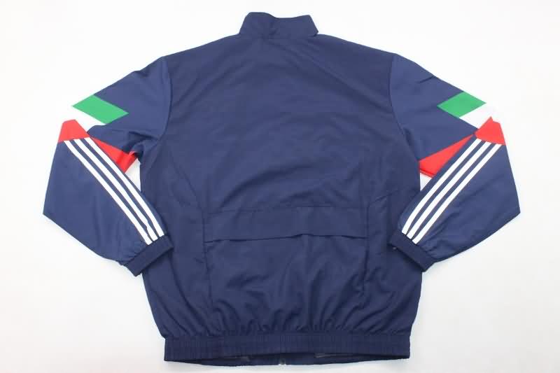 AAA(Thailand) Italy 2024 Dark Blue Soccer Windbreaker