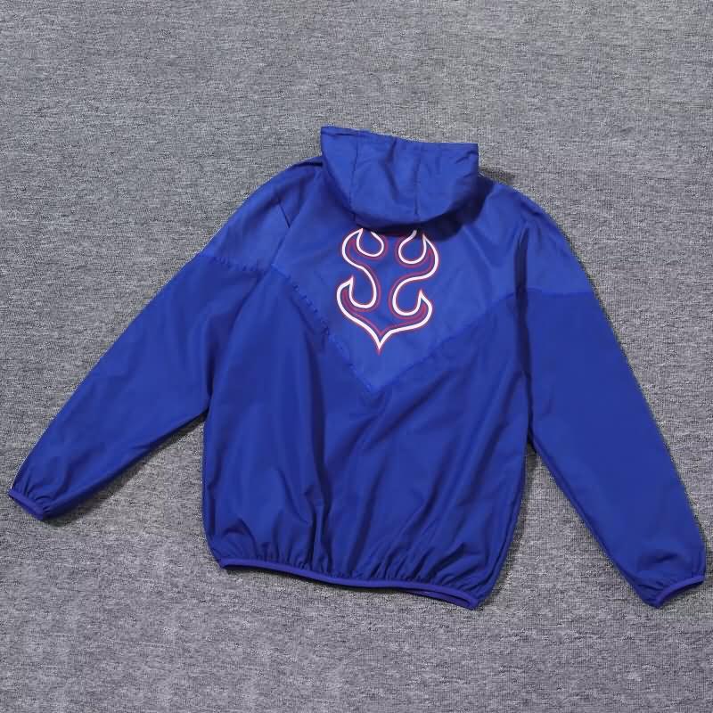 AAA(Thailand) Japan 2024 Blue Soccer Windbreaker