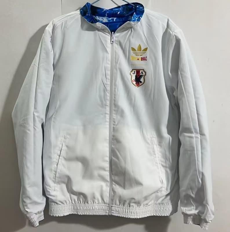 AAA(Thailand) Japan 2024 Blue White Reversible Soccer Windbreaker