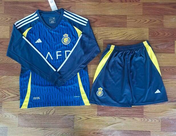 Al Nassr FC 24/25 Away Long Sleeve Soccer Jersey