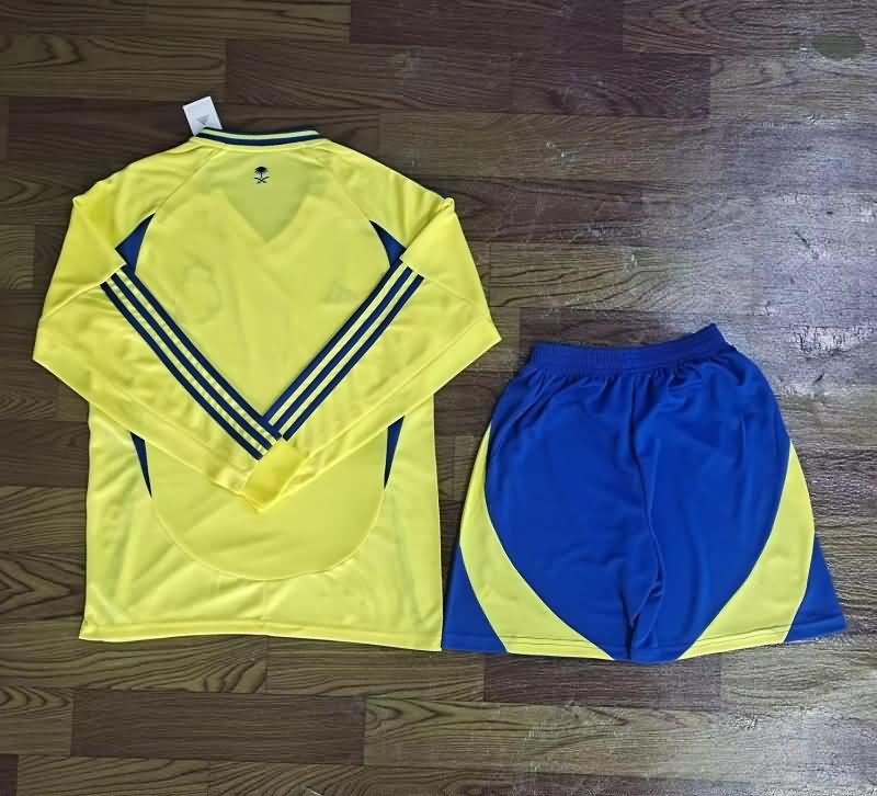 Al Nassr FC 24/25 Home Long Sleeve Soccer Jersey